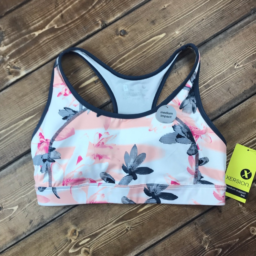 Xersion Floral Sports Bra